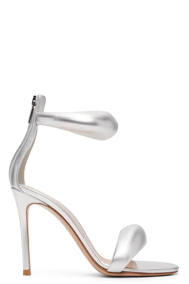 Gianvito Rossi Silver Bijoux Heeled Sandals, image 1 of 1 from SSENSE