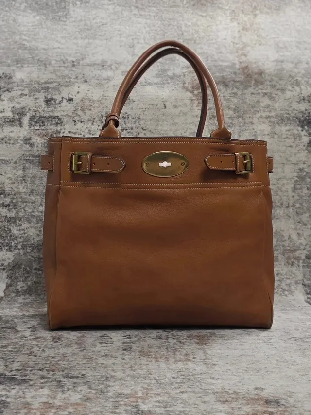 Mulberry Bayswater Leather Shoulder Bag Brown in brown|red Leather from Grailed