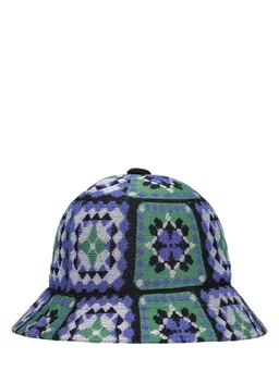 Kangol Geometric patterned bucket hat in 44% Modacrylic, 21% Polyester, 15% Acrylic, 100% Nylon, photo 5 of 6 from LUISAVIAROMA