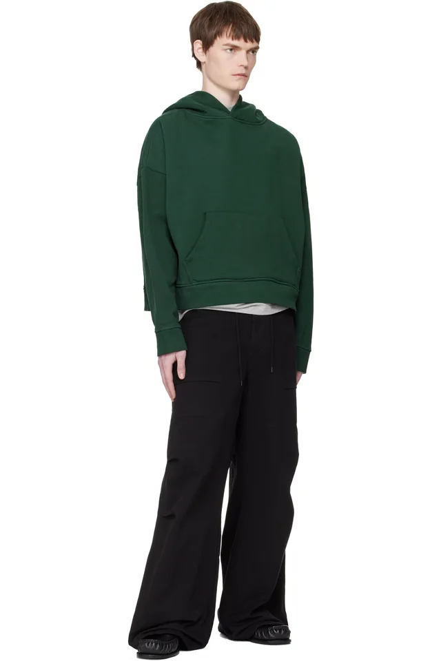 Entire Studios Green Heavy Hoodie, photo 4 of 4 from SSENSE