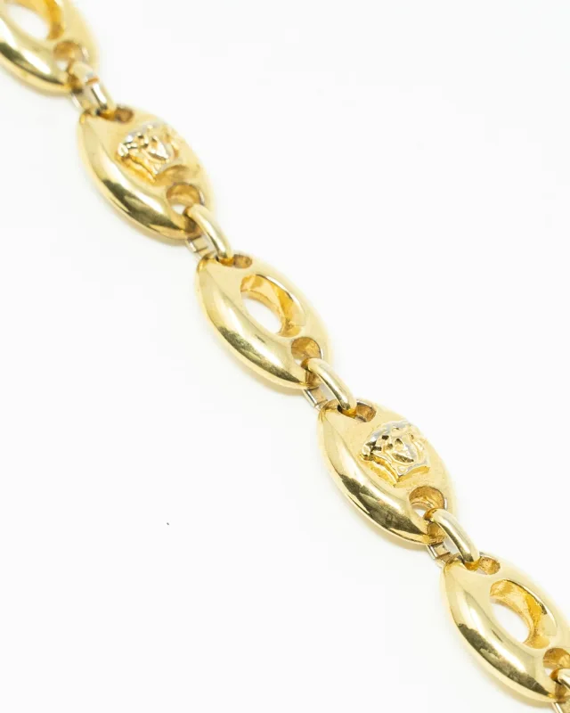 Versace Vintage Oval Links Medusa Bracelet 1990s from Luxury Promise, photo 2 of 3