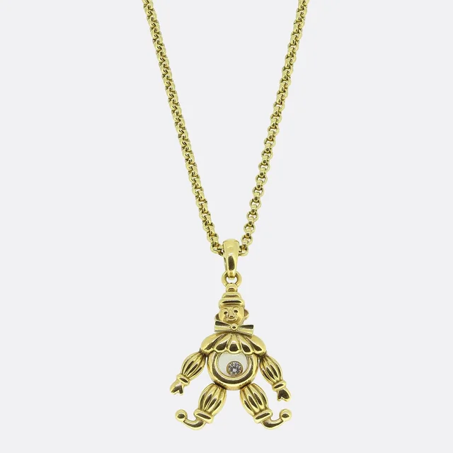 Chopard Happy Diamonds Clown Pendant Necklace from The Vintage Jeweller