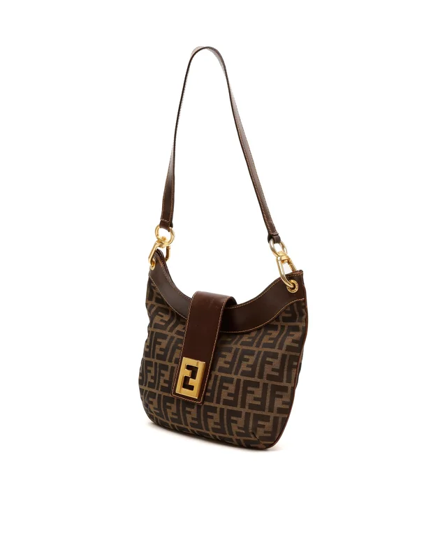 Fendi Zucca Shoulder Bag in Canvas from A Retro Tale, photo 2 of 7