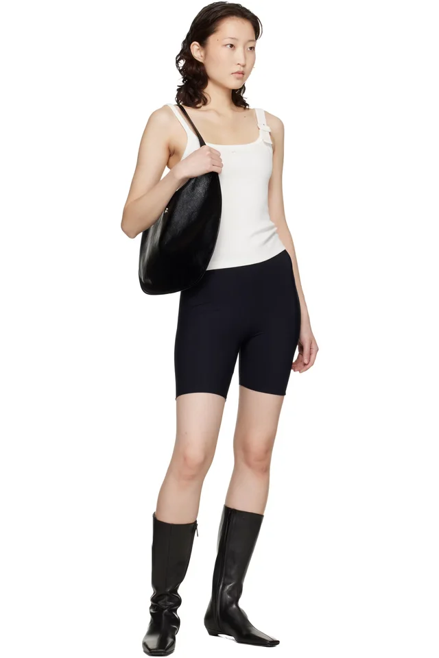 Courrèges Black Heritage Flat Boots, photo 5 of 5 from SSENSE