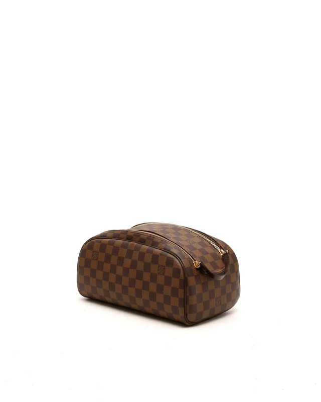 Louis Vuitton Damier Ebene King Size Toiletry Bag in Brown Canvas from A Retro Tale, photo 2 of 2