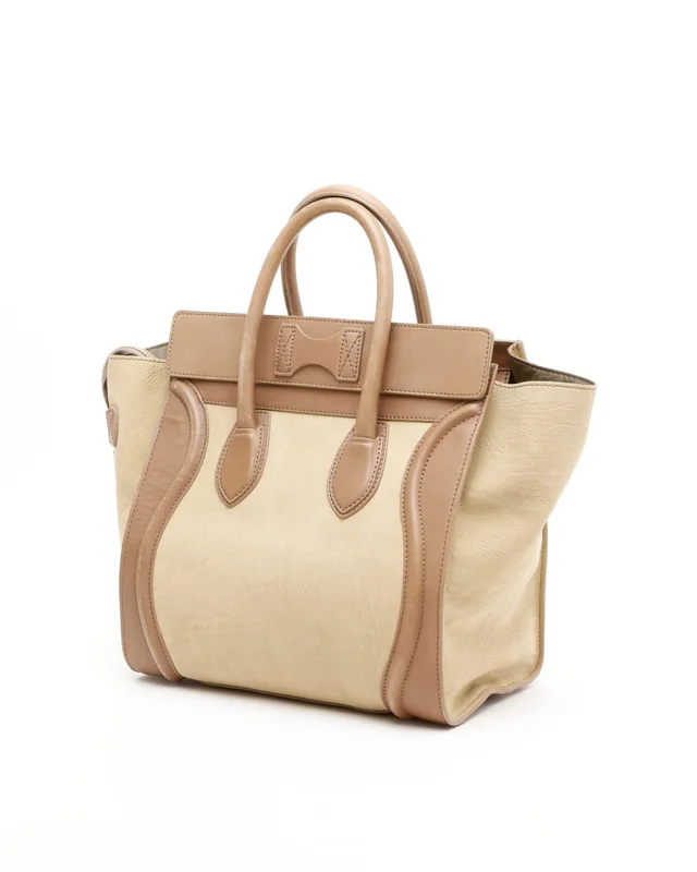 Celine Mini Luggage Bag in Leather from A Retro Tale, photo 3 of 11