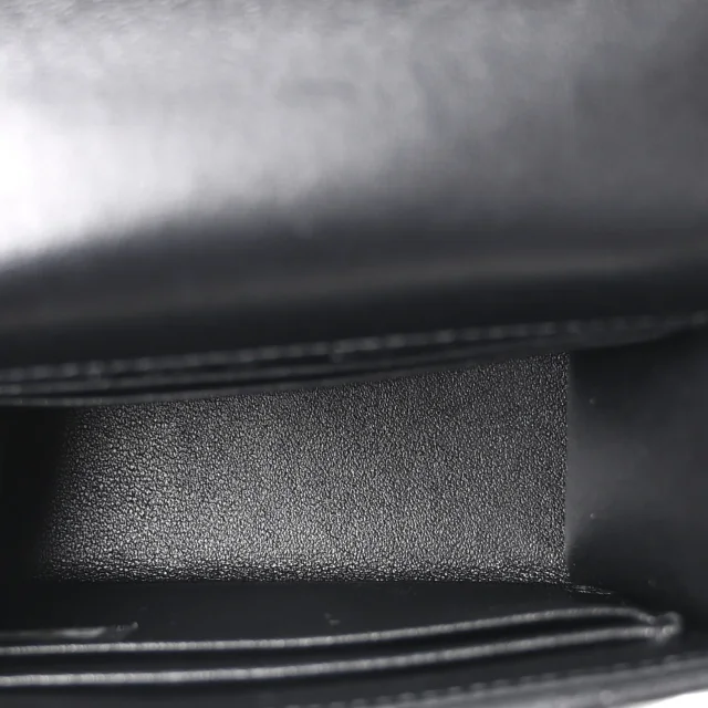 Chanel Quilted Top Handle Flap Clutch in Black Lambskin from FASHIONPHILE, photo 5 of 11