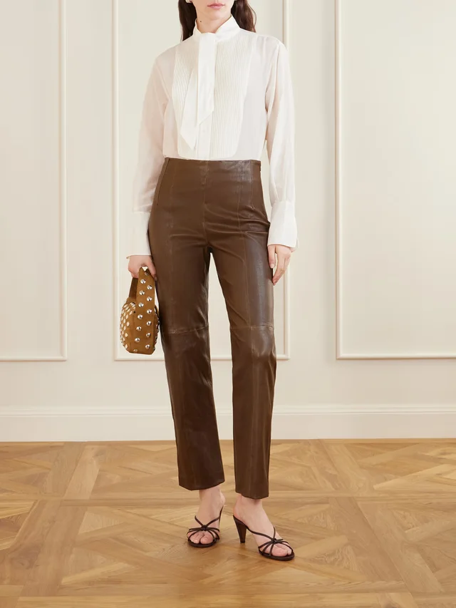 TWP The Quiet Type pussy-bow cotton and silk-blend shirt in White, photo 2 of 2 from NET-A-PORTER (Canada)