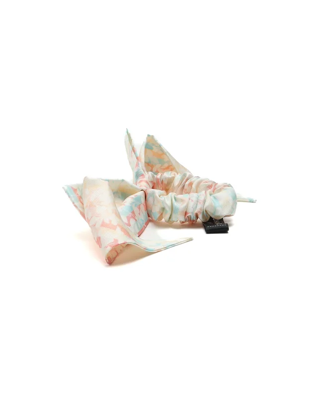 Chanel CC Ribbon Scrunchie in Silk from A Retro Tale, photo 2 of 2