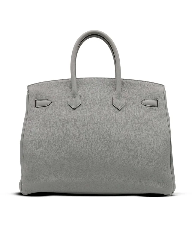 Hermès B35 Gris Mouette in Grey from Luxury Promise, photo 2 of 12