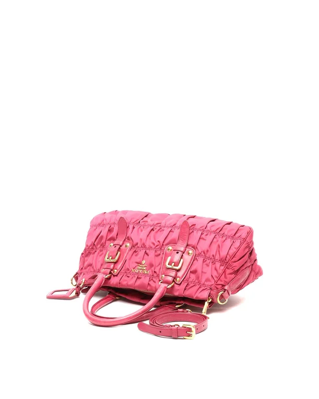 Prada Tessuto Gaufre Shoulder Bag in Nylon from A Retro Tale, photo 4 of 9