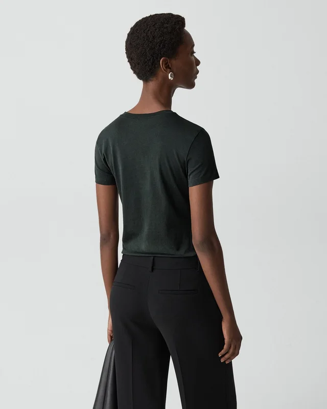 Theory Tiny Tee in Organic Cotton, photo 4 of 6 from Theory
