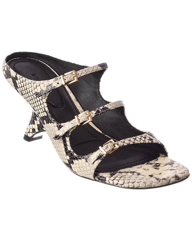 SIMKHAI River Snake-Embossed Leather Mule, image 1 of 1 from Rue La La