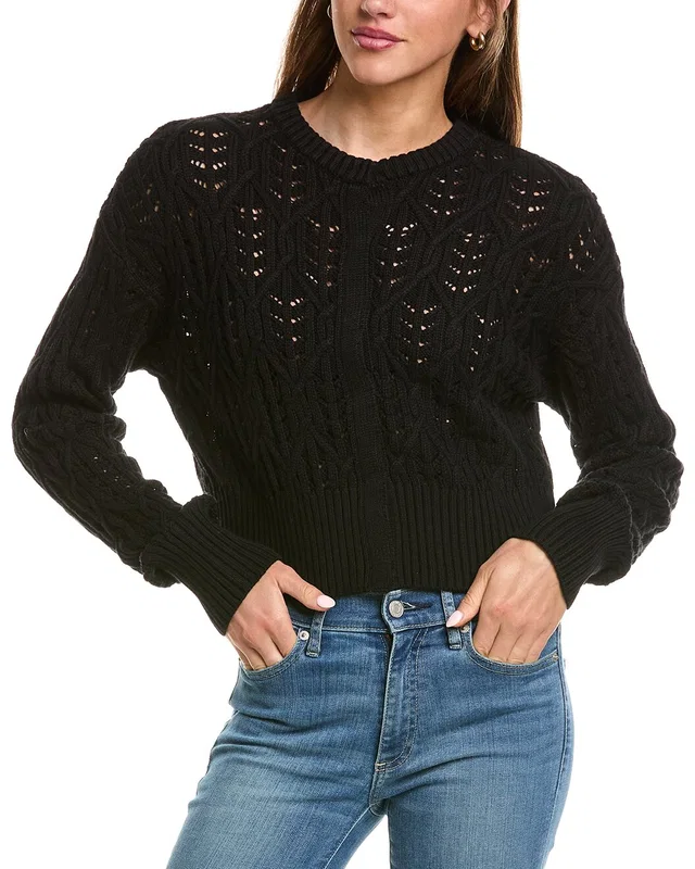 525 America Cropped Cable Cardigan, image 1 of 1 from Rue La La
