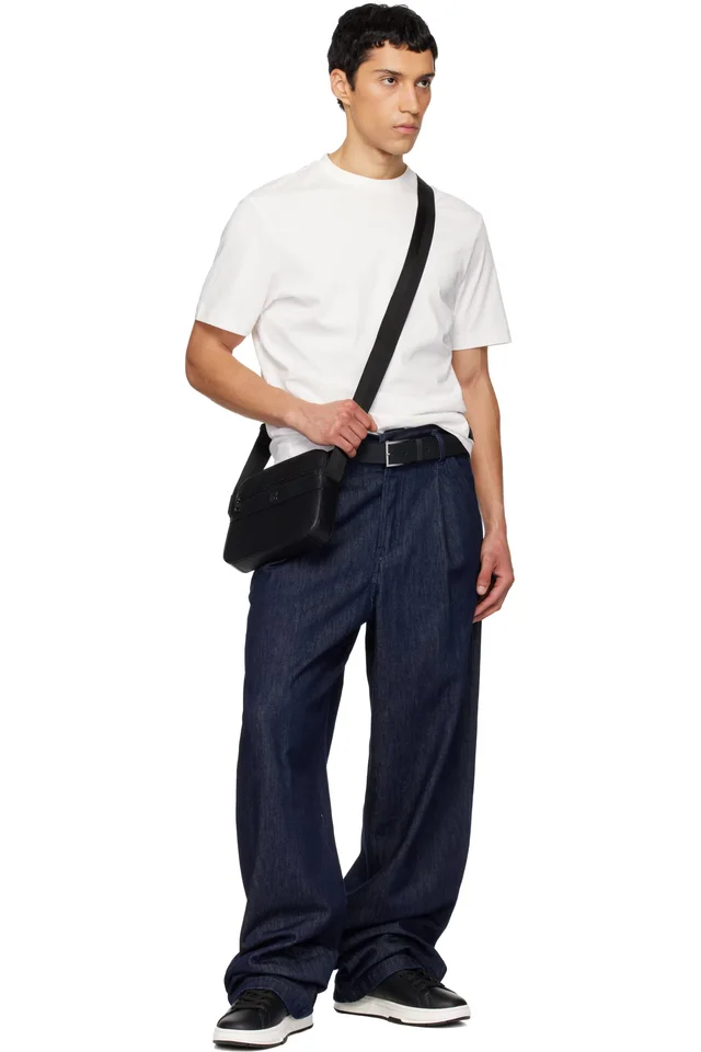 Hugo Black Logo Hardware Bag, photo 4 of 4 from SSENSE
