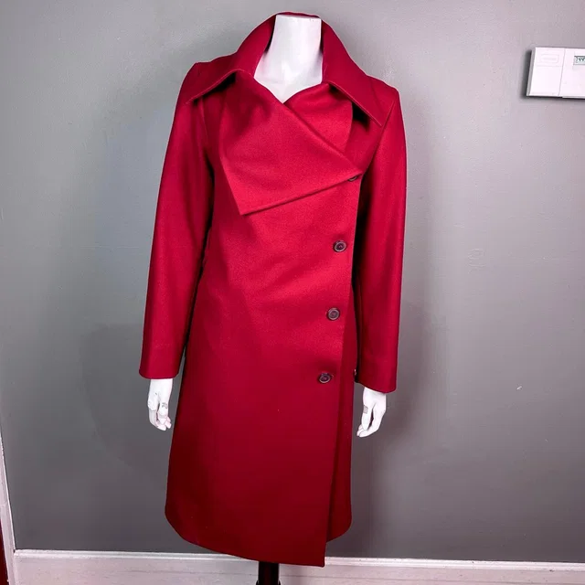 Vivienne Westwood Virgin Atlantic Wool Coat Women’s Size 8 Red Long Limited Edit in red Wool from Poshmark