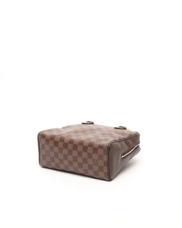 Louis Vuitton Damier Ebene Triana Bag in Brown Denim from A Retro Tale, photo 5 of 9