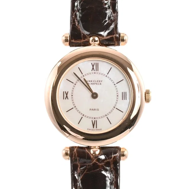 Van Cleef & Arpels Watch la Collection in Leather from The Reluxe