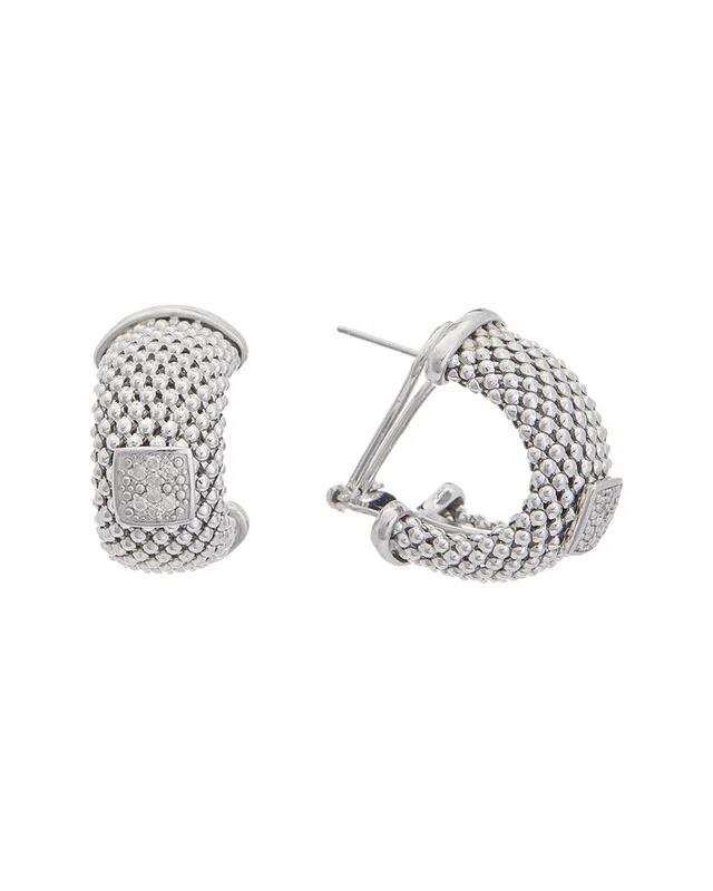 Meshmerise Mesh 0.12 ct. tw. Diamond Earrings in //asset1.ruecdn.com/images/sw/603006/6030064907_RLSW_yellowgold.jpg, image 1 of 1 from Rue La La