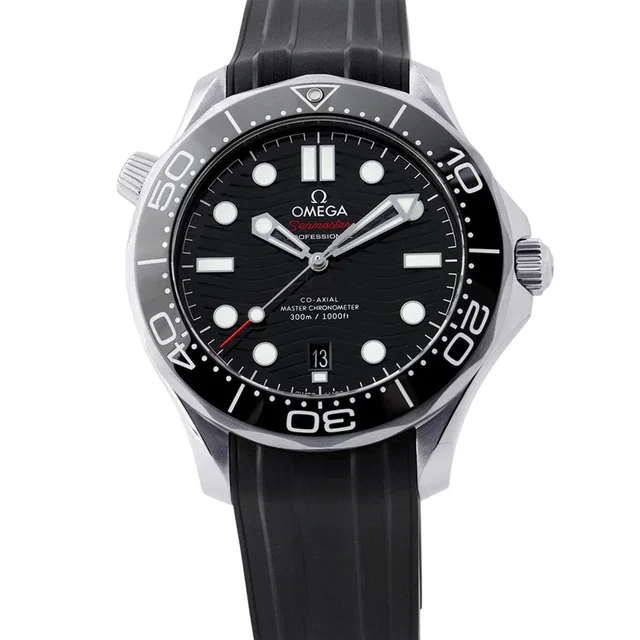 Omega Seamaster Diver 300M Date Co-Axial W42mm Stainless Steel Rubber Black Dial210.30.42.20.01.001 in Black from GALLERY RARE