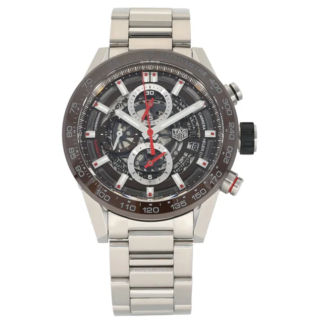 TAG Heuer Carrera CAR201U-0 44mm Stainless Steel Watch from H&T