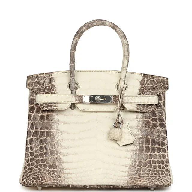 Hermès Birkin 30 Himalaya Niloticus Crocodile Palladium Hardware in Crocodile from Madison Avenue Couture