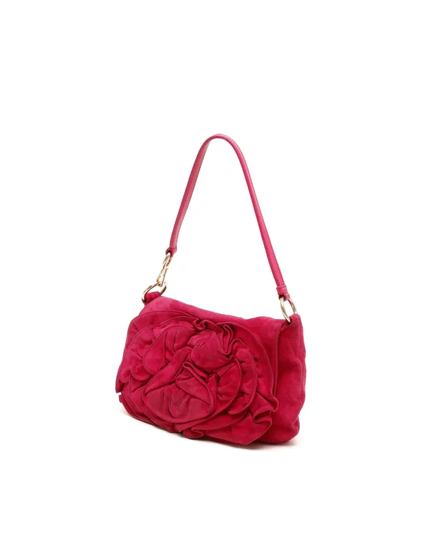 Saint Laurent Rive Gauche Nadja Bag in Suede from A Retro Tale, photo 2 of 10