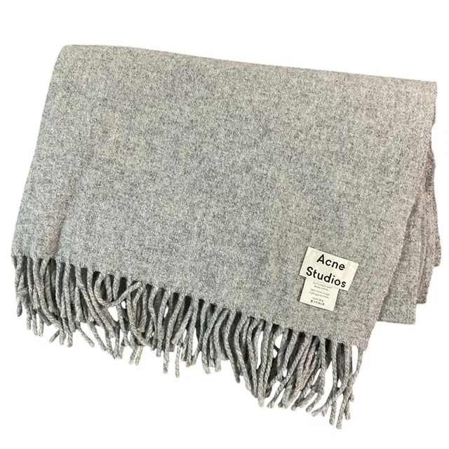 Acne Studios Virgin Wool Fringe Scarf in Wool from LuxUness