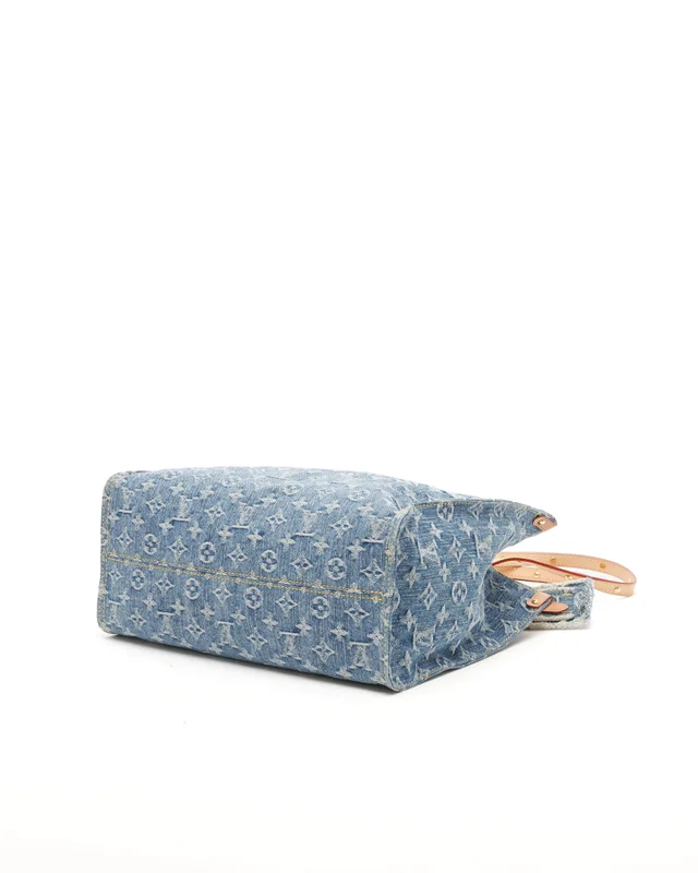 Louis Vuitton Monogram Denim OnTheGo MM Bag in Denim from A Retro Tale, photo 4 of 9