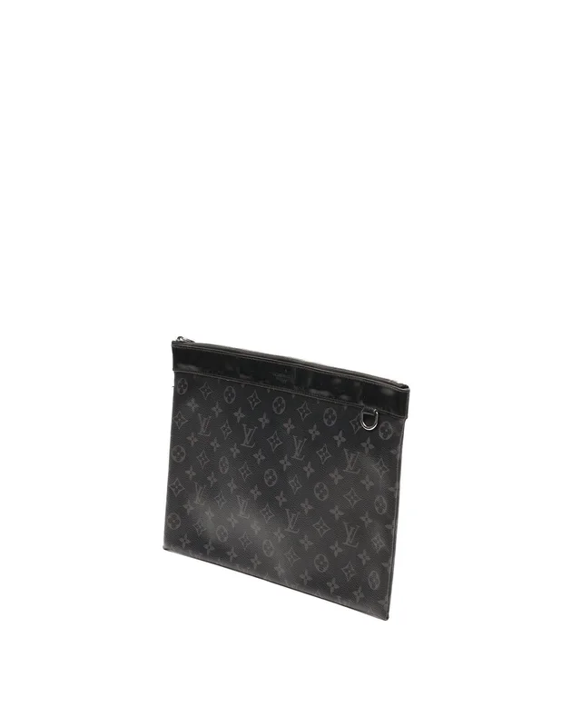 Louis Vuitton Monogram Eclipse Apollo Clutch Bag in Canvas from A Retro Tale, photo 2 of 9