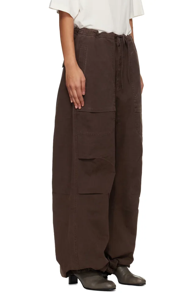 Entire Studios Brown Barren Cargo Pants, photo 2 of 4 from SSENSE