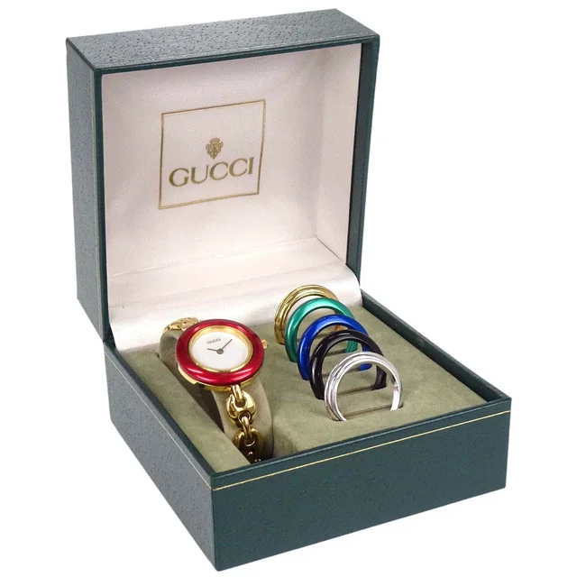 Gucci 11/12.2 Change Bezel Chameleon Quartz Watch from AMORE Vintage Tokyo