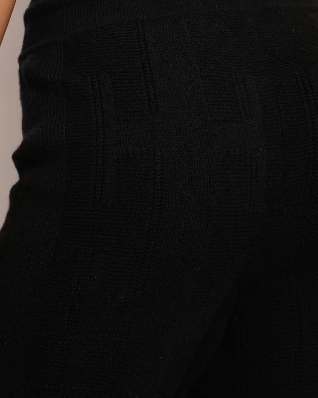 Hermès Black Wool "H" Logo Jogging Pants Size FR 36 (UK 8) in Black Wool from Sellier, photo 2 of 2