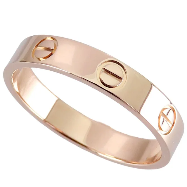 Cartier Love Ring Pink Gold 18K Small in Pink from The Reluxe