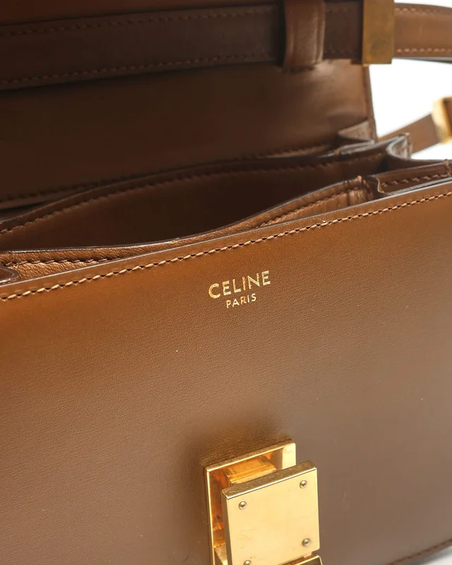 Celine Small Classic Box Flap Bag in Leather from A Retro Tale, photo 8 of 8