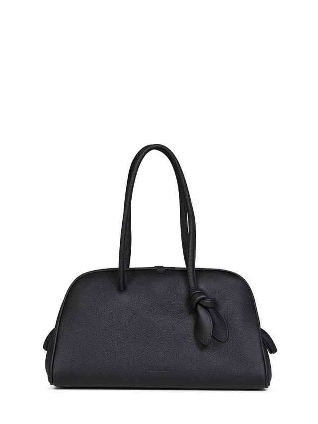 Jacquemus Shoulder Bag — Black Calf Leather in Black Calfskin from HEWI