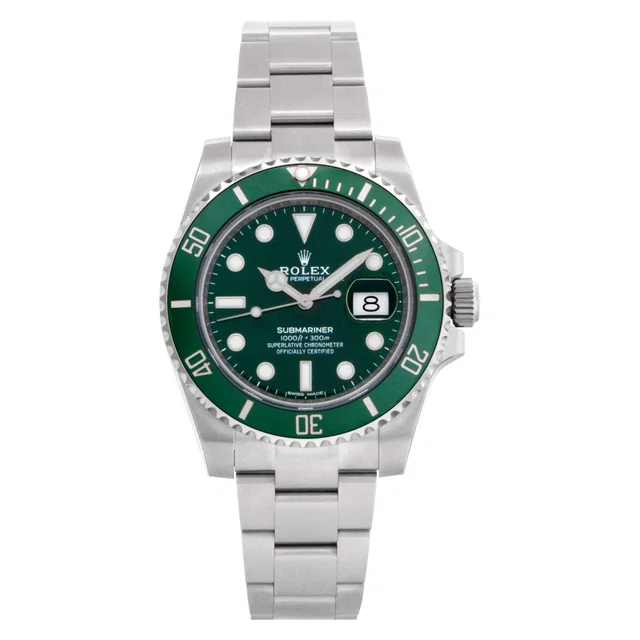 Unused Rolex Submariner "Hulk" 40mm 116610LV in Stainless Steel from Gray And Sons