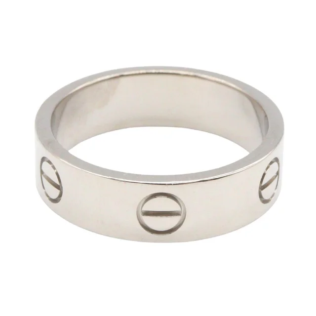 Cartier Love Au750 White Gold Ring Size 16 in White from LuxUness, photo 2 of 2