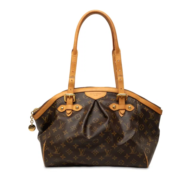 Brown Louis Vuitton Monogram Tivoli GM Shoulder Bag in Brown Coated canvas from Designer Revival