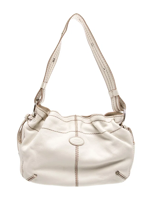 Tod's Leather Shoulder Bag Medium in Leather from The RealReal