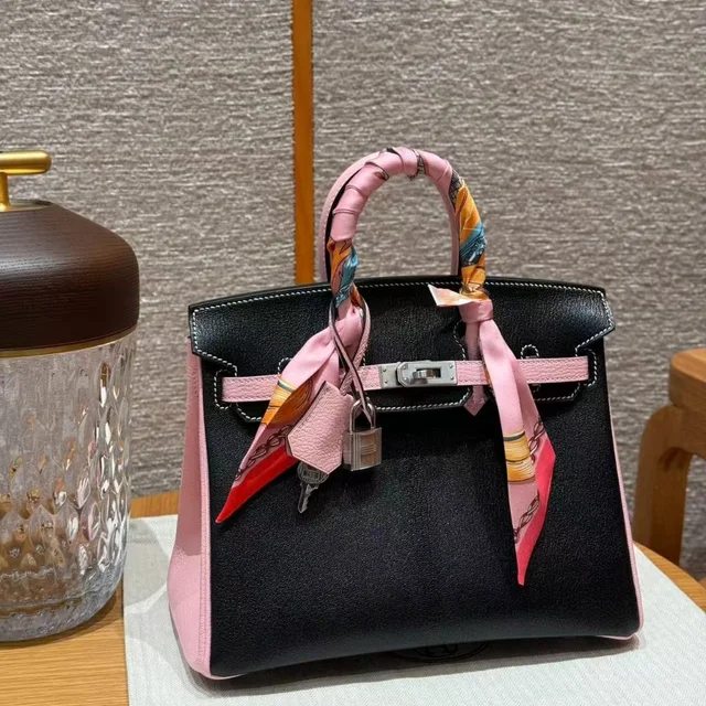 Classic Hermes Bag: A Stylish And Versatile Choice For Elegance in black|pink from Poshmark, photo 1 of 1