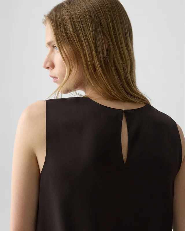 Theory Shell Top in Silk Georgette, photo 5 of 8 from Theory
