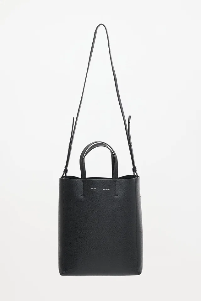 Celine 2017 Leather Small Vertical Cabas Tote Bag in Leather from VSP Consignment