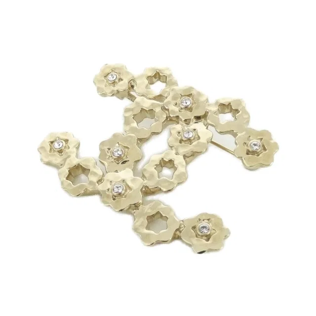 Chanel Brooch Gold in Gold from The Reluxe
