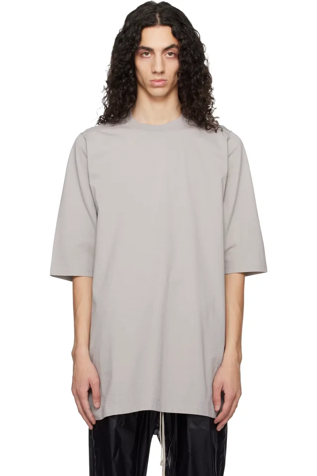 Rick Owens Off-White Temple Jumbo SS T-shirt, image 1 of 1 from SSENSE