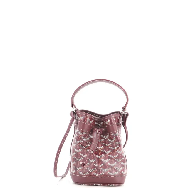 Goyard Petit Flot Bucket Bag Coated Canvas Mini in Coated canvas from Rebag