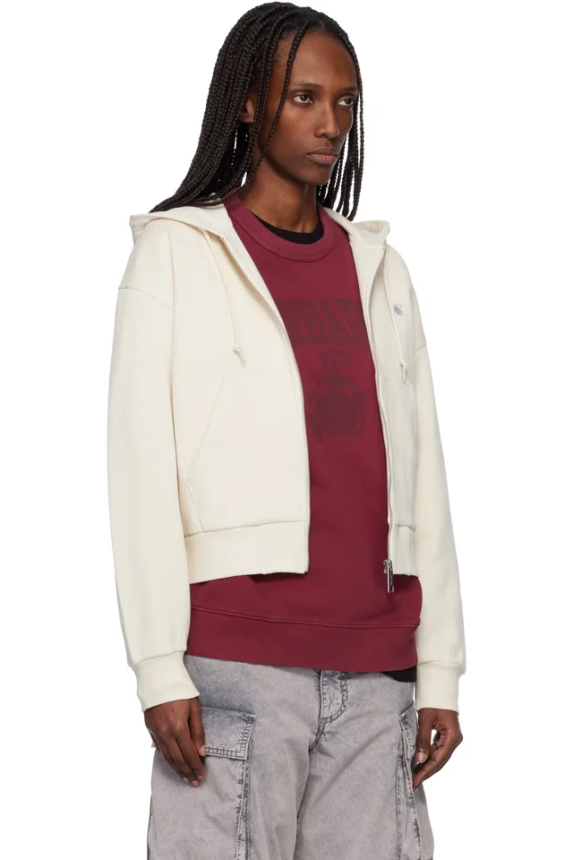 Carhartt Work In Progress Off-White Casey Hoodie, photo 2 of 4 from SSENSE