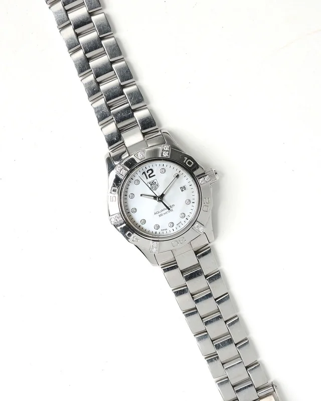 TAG Heuer Aquaracer 28mm 2007 Full Set Diamond Watch from A Retro Tale