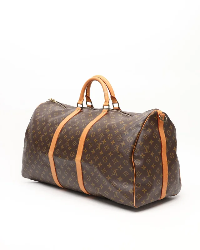 Louis Vuitton Monogram Keepall Bandoulière 60 Weekend Bag in Coated canvas from A Retro Tale, photo 3 of 15
