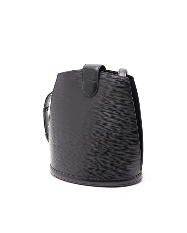 Louis Vuitton Epi Black Cluny Shoulder Bag in Black Leather from A Retro Tale, photo 3 of 9
